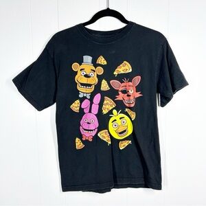 Five Nights at Freddy's Graphic Black Short Sleeve Tee Medium